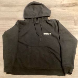 Brunette the label classic pullover sweatshirt hoodie. Size M.